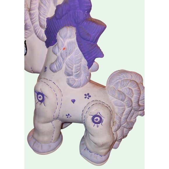 Vintage 1980s My Pretty Pony Figure With Purple Hair Handpainted - Picture 3 of 11